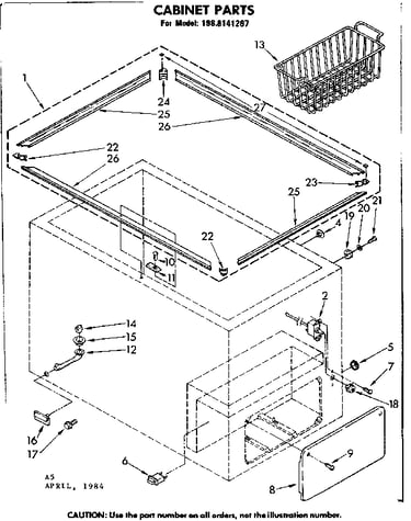 Cabinet parts