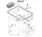 Kenmore 1988141552 cabinet parts diagram