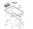 Kenmore 1988141553 cabinet parts diagram