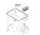 Kenmore 1988141583 cabinet parts diagram