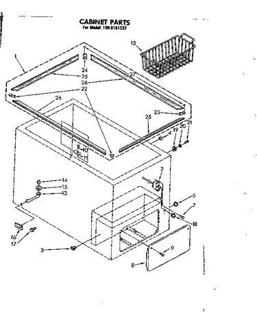 Cabinet parts