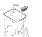 Kenmore 1988151285 cabinet parts diagram