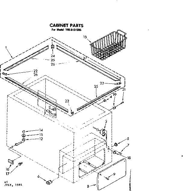 Cabinet parts