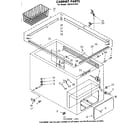 Kenmore 1988151552 cabinet parts diagram