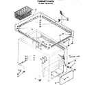Kenmore 1988151842 cabinet parts diagram