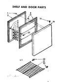 Shelf and door parts