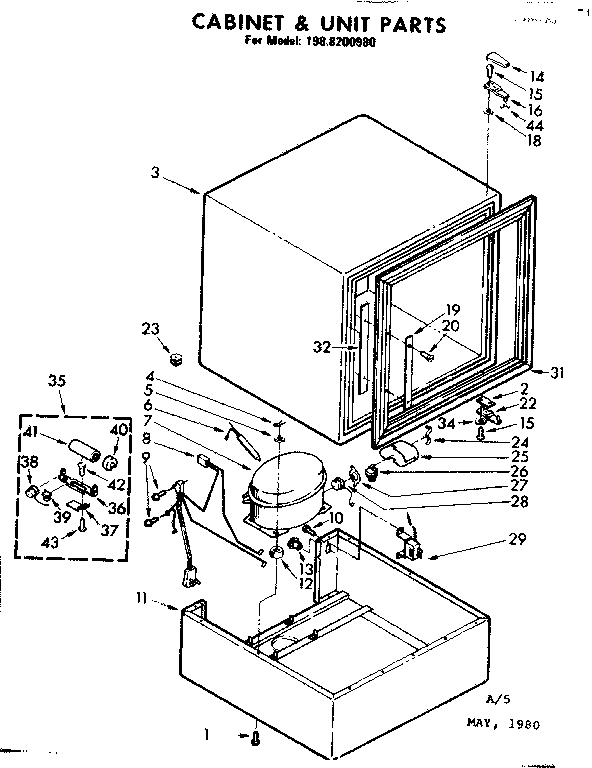 Cabinet & unit parts