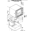 Kenmore 1988210680 cabinet and unit parts diagram