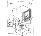 Kenmore 1988210980 cabinet and unit parts diagram