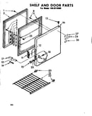 Shelf and door parts
