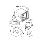 Kenmore 1988220685 cabinet and unit parts diagram
