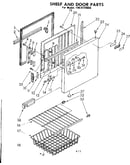 Shelf and door parts