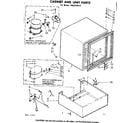 Kenmore 1988220912 cabinet and unit parts diagram