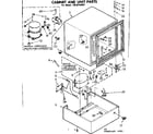 Kenmore 1988220982 cabinet and unit parts diagram
