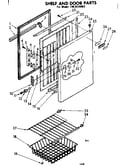 Shelf and door parts