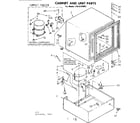 Kenmore 1988220983 cabinet and unit parts diagram