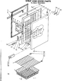 Shelf and door parts