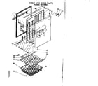 Kenmore 1988220985 shelf and door parts diagram