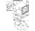 Kenmore 1988230983 cabinet and unit parts diagram