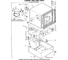 Kenmore 1988230985 cabinet and unit parts diagram