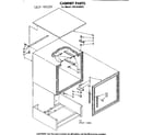 Kenmore 1988240695 cabinet parts diagram