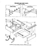 Drawer and unit parts