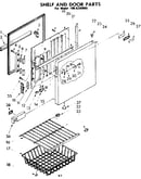 Shelf and door parts
