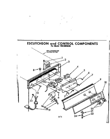 Escutcheon and controls