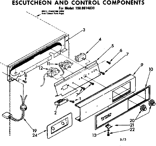 Escutcheon & control components