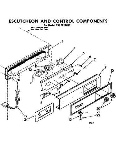 Escutcheon & control components