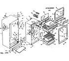 Kenmore 2536652822 cabinet parts diagram