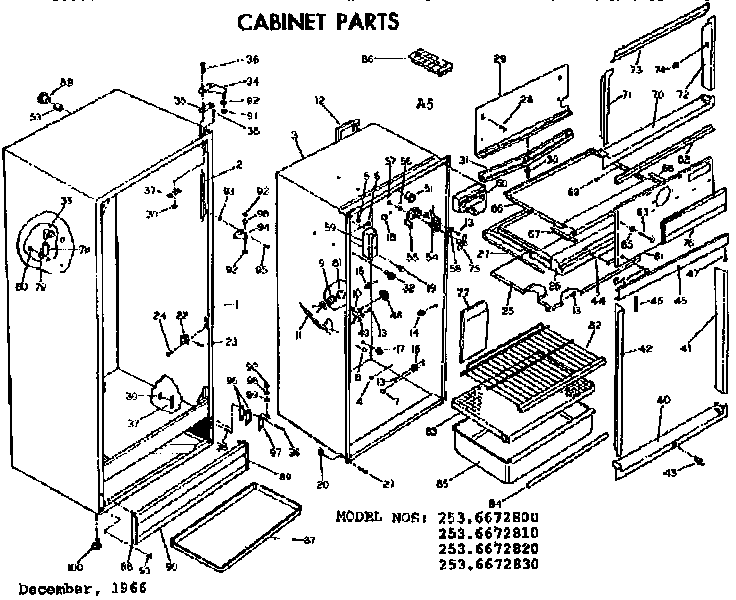 CABINET PARTS