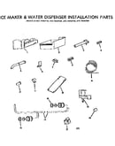 Ice maker & water dispenser inst parts