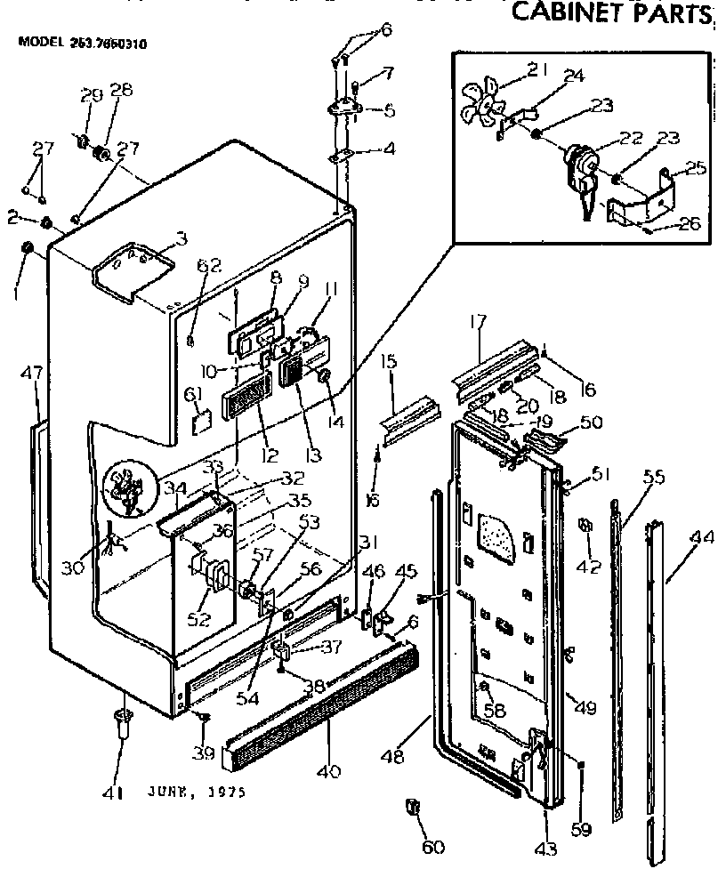 CABINET PARTS