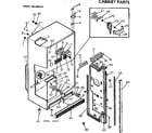 Kenmore 2537650310 cabinet parts diagram