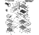 Kenmore 2537650710 shelf parts diagram