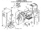 Kenmore 2537655510 cabinet parts diagram