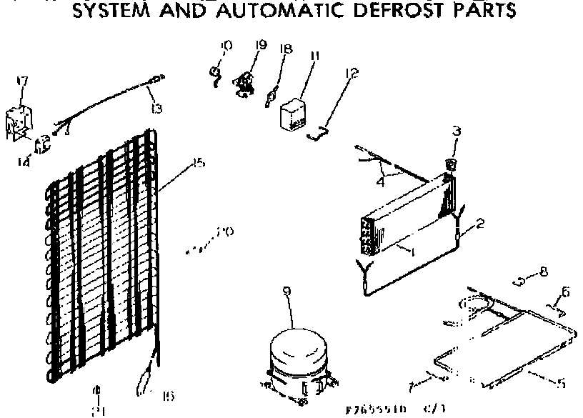 SYSTEM AND AUTOMATIC DEFROST PARTS