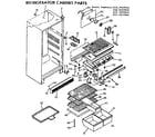 Kenmore 2537657040 cabinet parts diagram