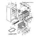 Kenmore 2537657011 cabinet parts diagram