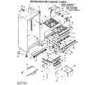 Kenmore 2537657520 cabinet parts diagram