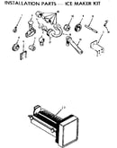 Installation parts-ice maker kit