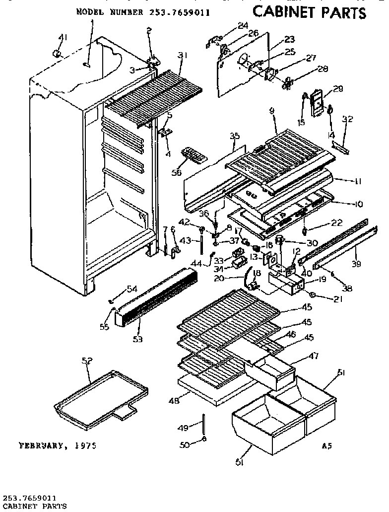 CABINET PARTS