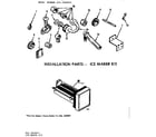 Kenmore 2537659011 ice maker kit diagram
