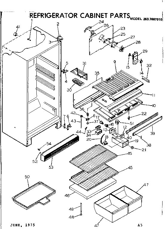 Cabinet parts