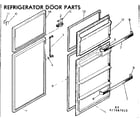 Kenmore 2537667010 door parts diagram