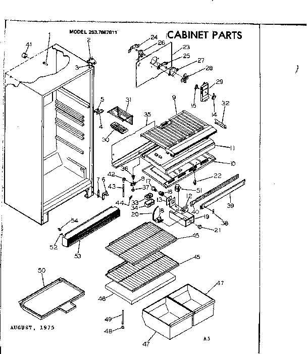 CABINET PARTS