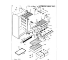 Kenmore 2537669010 cabinet parts diagram