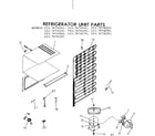 Kenmore 2537674230 refrigerator unit parts diagram