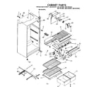 Kenmore 2537674541 cabinet parts diagram